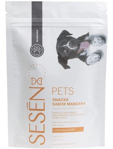 Sesen Pets Snack Sabor Manzana, Premios Para Perros Sfn - $ 171.5