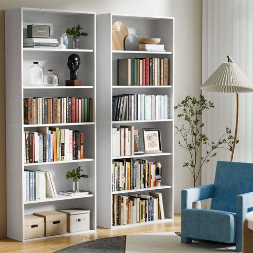 Simple Librero Perfecto Librero Modernos 6 Capas 180*24*60cm - $ 1,559.99