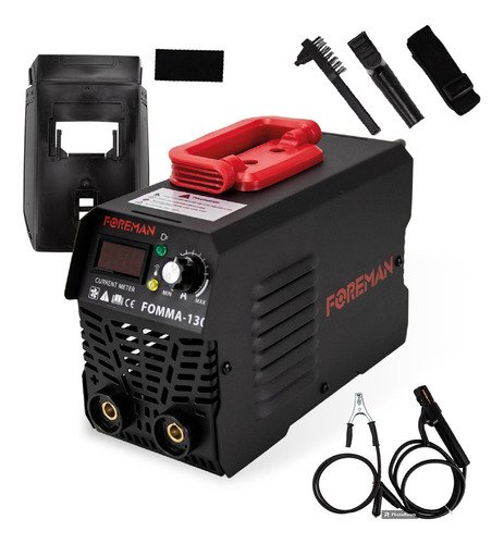 Soldadora Inverter Mma 130amp / 110v Pro Negro Con Accesorios Foreman - $ 599