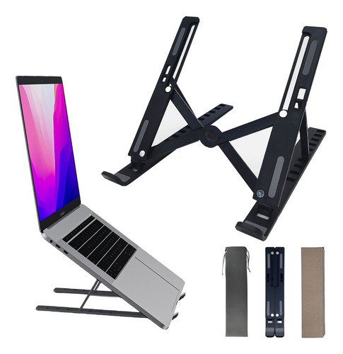 Soporte para Laptop,Plegable Color negro,Base Refrigerante Computadora Ajustable con Múltiples Ángulos,Soporte Laptop Portátil y Plegable,Excelente Estabilidad,Diseño Ergonómico Haimo - $ 77.5