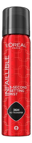Spray Fijador De Maquillaje Infallible con 36 horas duración y resistente a transferencias de L"oréal Paris, 75 ml - $ 230