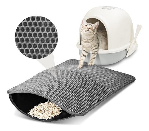 Tapete Para Gato Perro Arenero Almohadilla De Arena Plegabe - $ 160.8