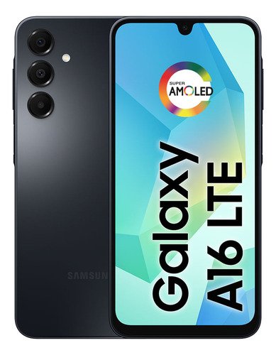 Teléfono celular Samsung Galaxy A16, 128 GB + 4 GB de RAM, cámara de hasta 50 MP, pantalla 6.7, NFC, Ip54, batería negra de 5000 mAh - $ 2,489