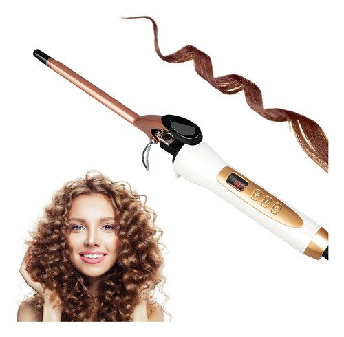 Tenaza Rizadora De Cabello De Cerámica De 9mm C/pantalla Lcd - $ 239.99