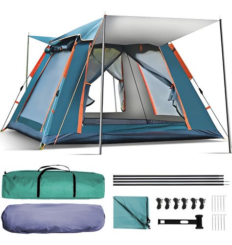 Tienda Acampar Casa Campaña Grandes Para Acampar 4-6 Persona - $ 717.05