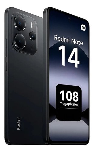 Xiaomi Redmi Note 14 4g 6,67 128gb 6gb Ram Cámara 108mpx - Color Negro - $ 2,809