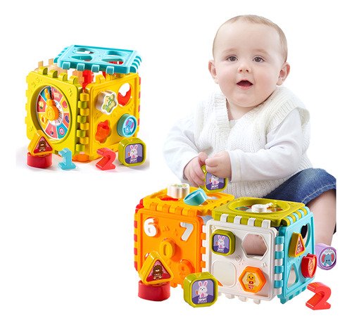 Cubo Didáctico 6en1 Puppy Cube - Juguete Educativo Para Bebé - $ 138