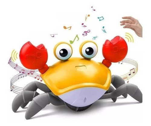 Electric Induction Cute Crab Juguete Robot con Música - $ 238.81