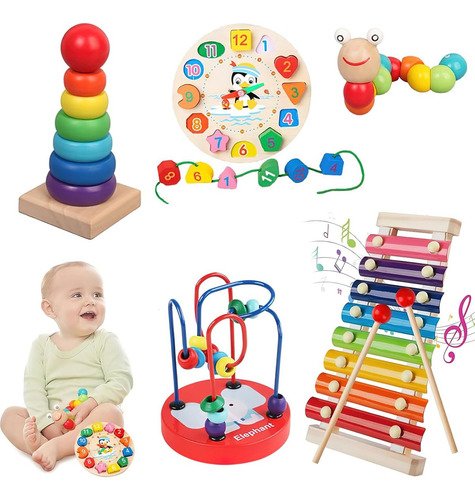 Paquete Didáctico Infantil Estimulación Temprana 5 Piezas - $ 152.1