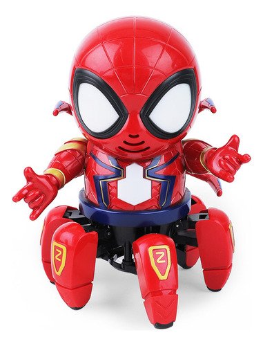 Robot de marvel Spiderman Eléctrico Juguete Canta Baila Luces Música Juguetes para niños Regalos festivos Regalo de cumpleaños Regalos navideños Exquisita caja de regalo - $ 298