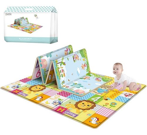 Tapete Bebe Tapete De Juego Plegable Multiusos 180x100x1cm - $ 449.5